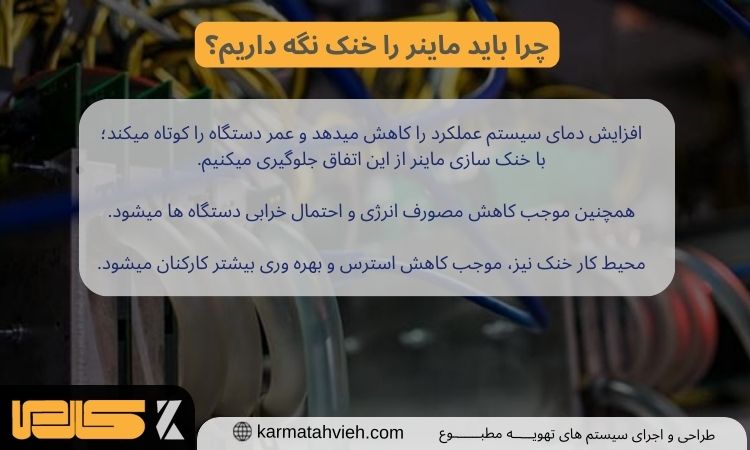 اهمیت خنک کردن ماینر