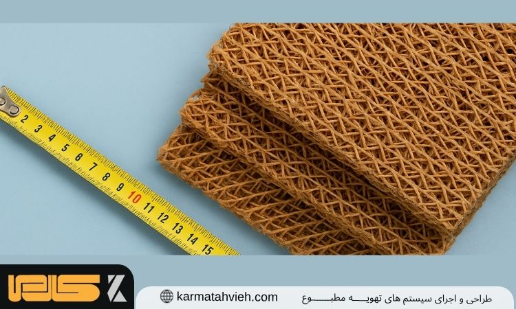 انتخاب سایز پوشال کولر ابی