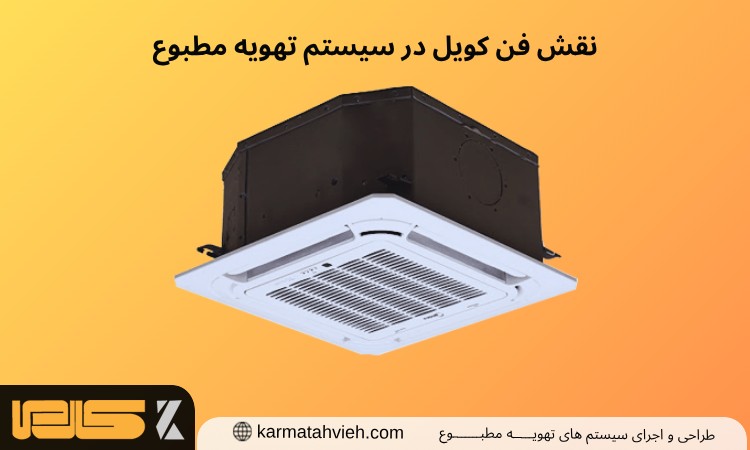 نقش فن کویل در سیستم تهویه مطبوع